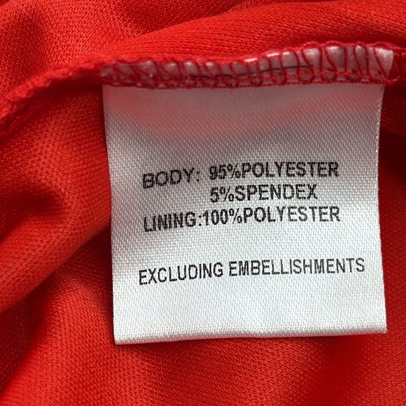 HELLO MOLLY Backstage Passes One
Shoulder Ruffled Dress Bright Red, Size 6 - Picture 11 of 12